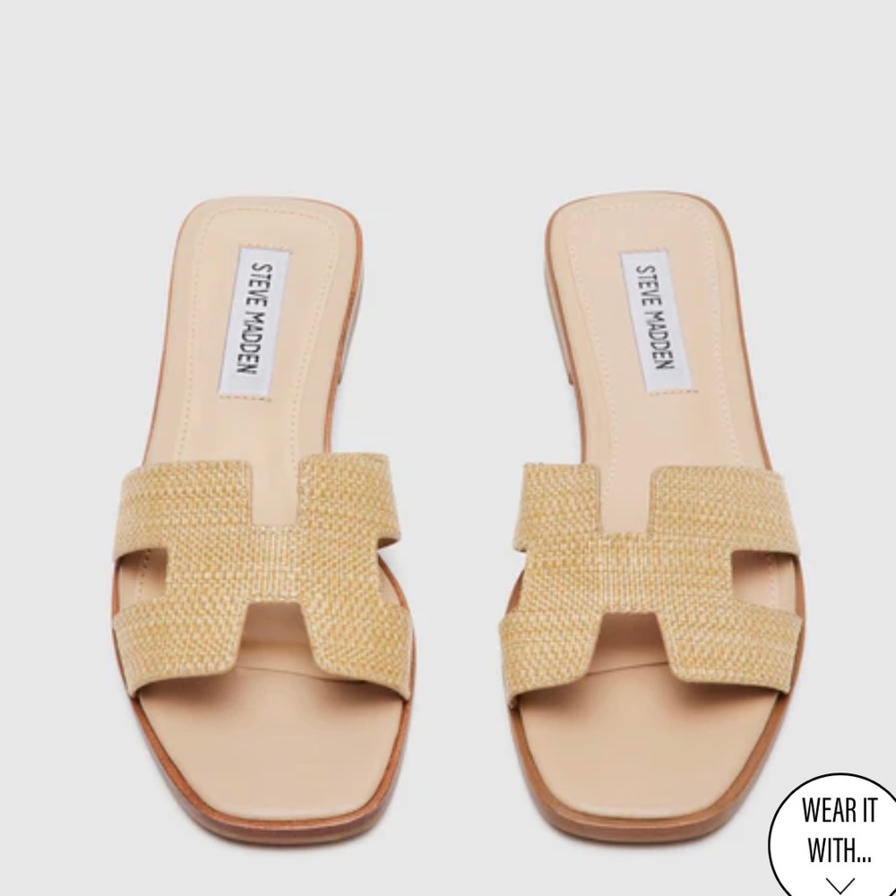 Never worn Steven Haydn on color raffia